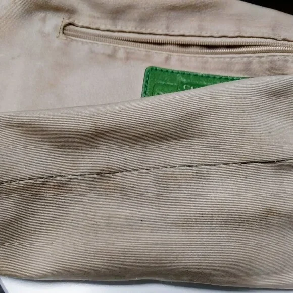 COACH Neon Lime Green Signature Monogram Soho Y2K Bag RARE Color Tassel 9362 - Picture 13 of 16